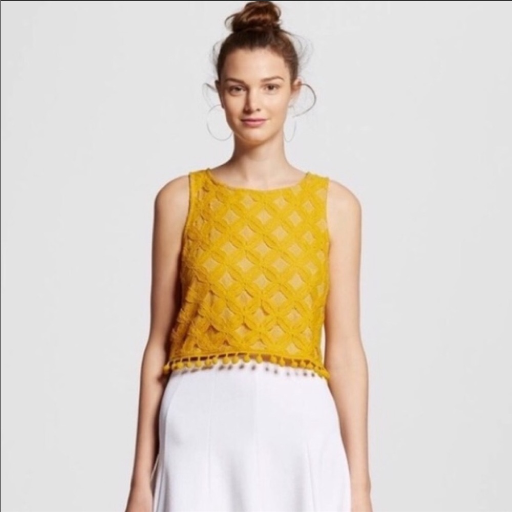 Yellow Crop Top